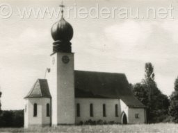 Riederau - Kirche einst